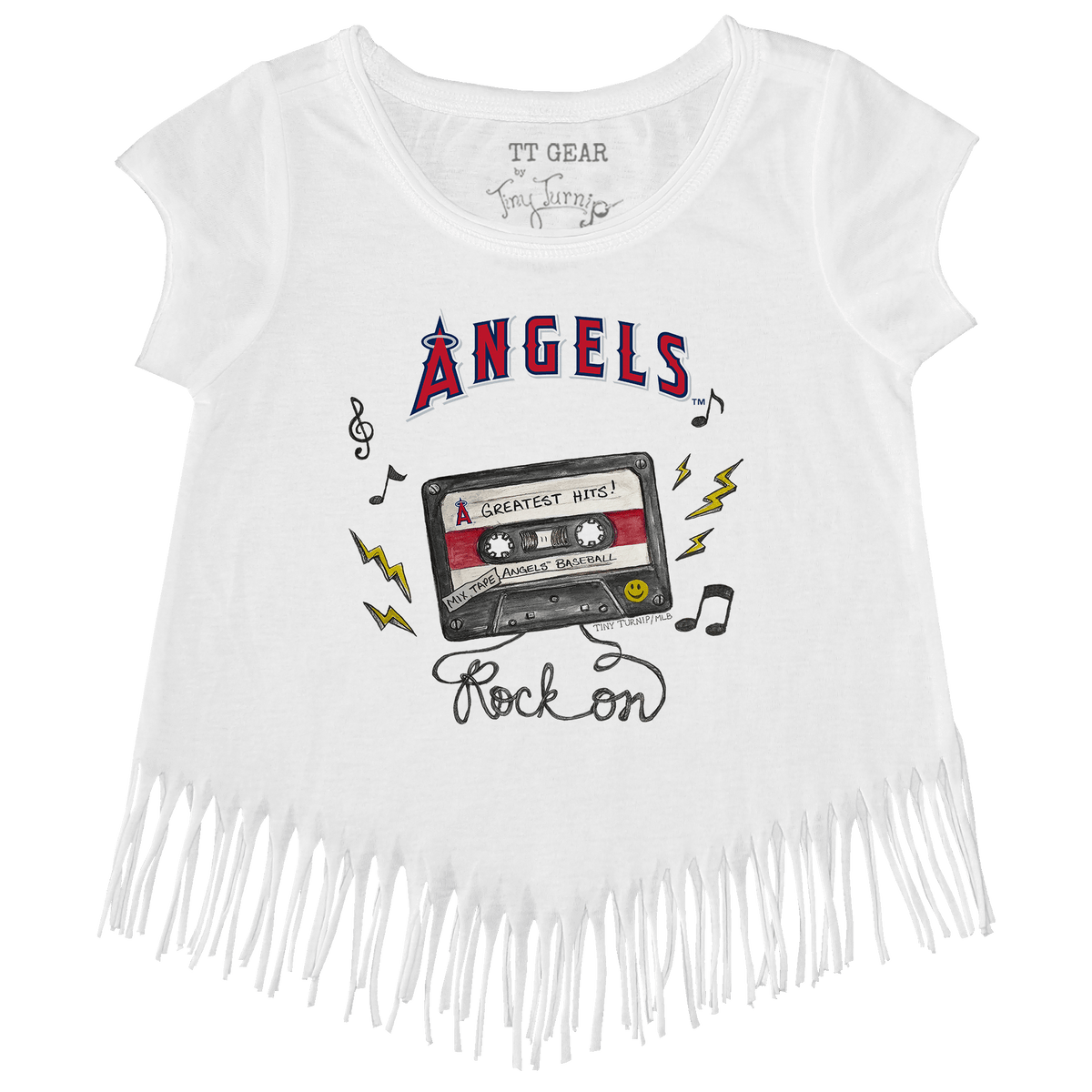 Los Angeles Angels Mixtape Fringe Tee - Tiny Turnip