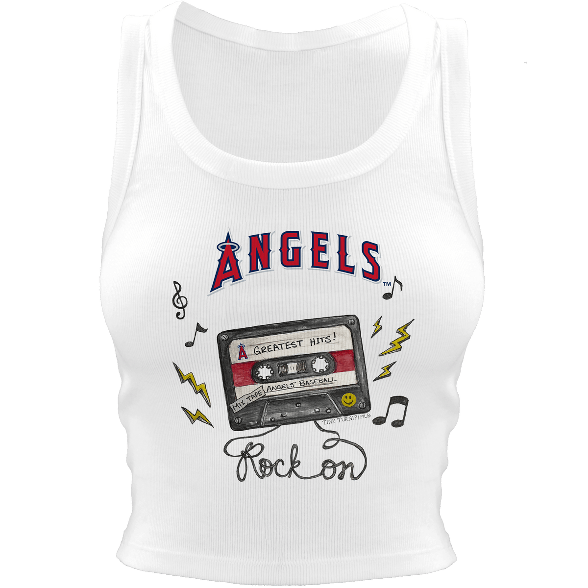 Los Angeles Angels Mixtape Crop Tank
