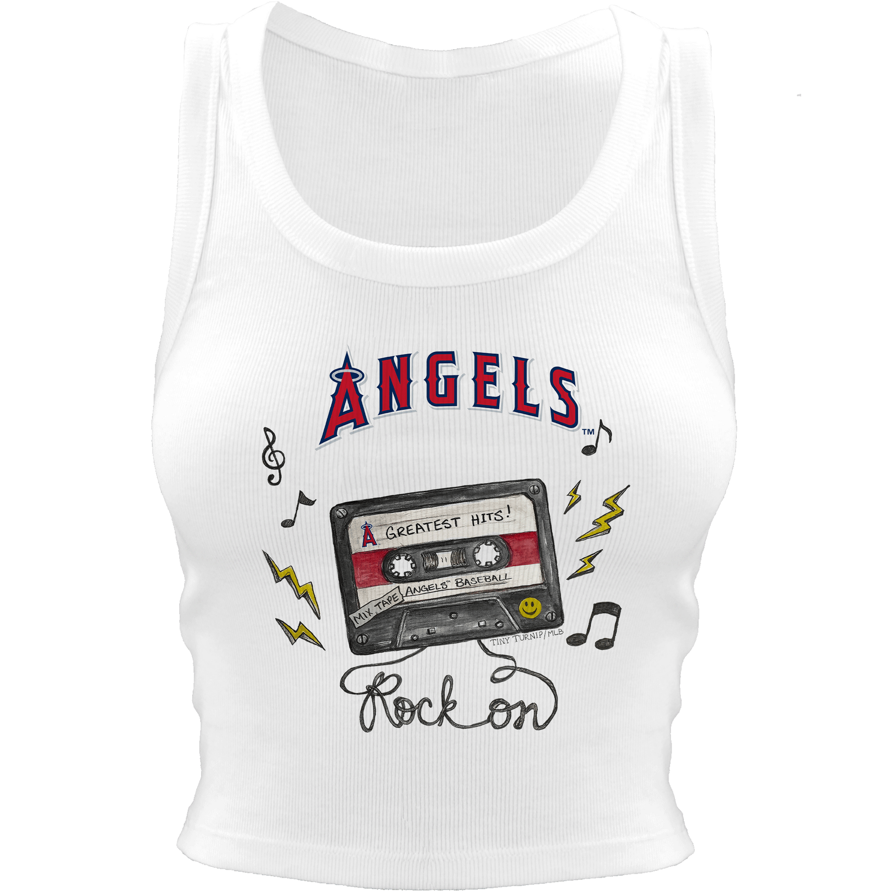 Los Angeles Angels Mixtape Crop Tank