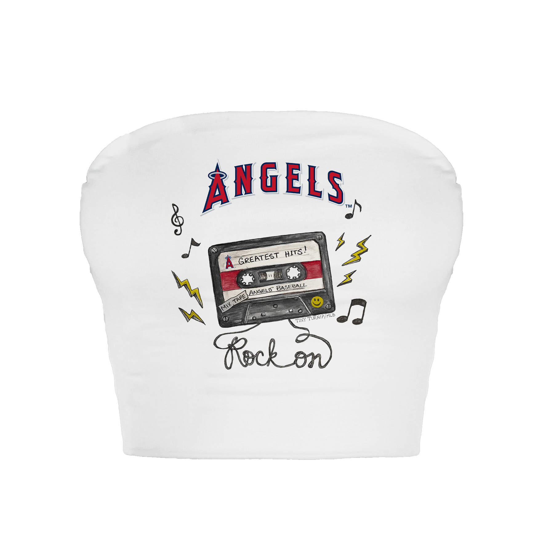 Los Angeles Angels Mixtape Crop Tube Top