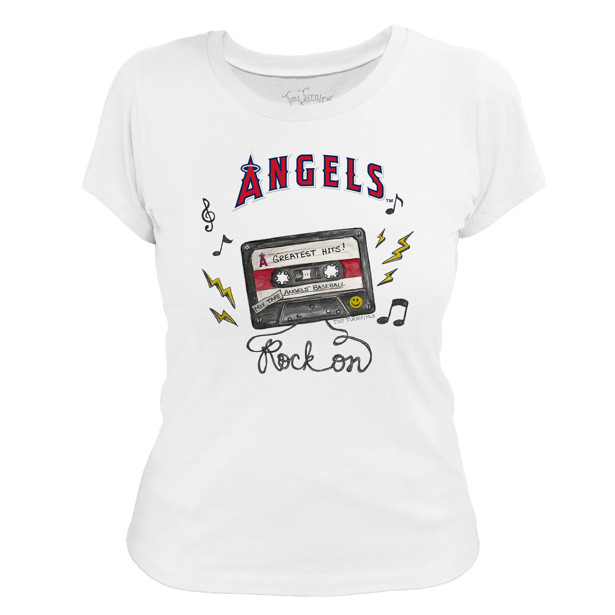 Los Angeles Angels Mixtape Women's Tee Shirt