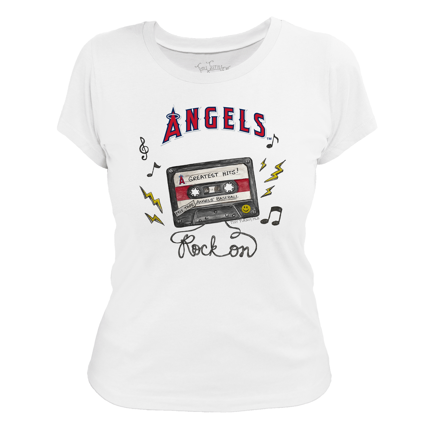 Los Angeles Angels Mixtape Women's Tee Shirt