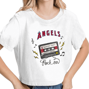 Los Angeles Angels Mixtape Vintage Crop Tee