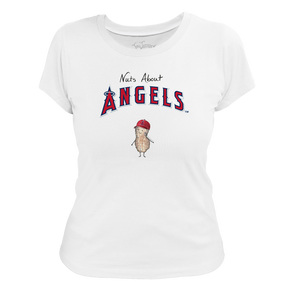 Los Angeles Angels Nuts About Angels Women's Tee Shirt - Tiny Turnip