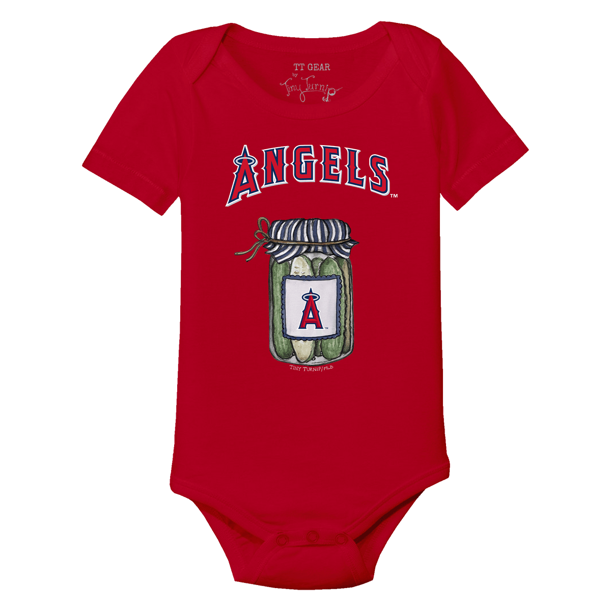Los Angeles Angels Pickle Jar Short Sleeve Snapper