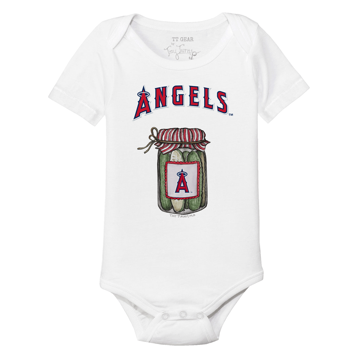 Los Angeles Angels Pickle Jar Short Sleeve Snapper