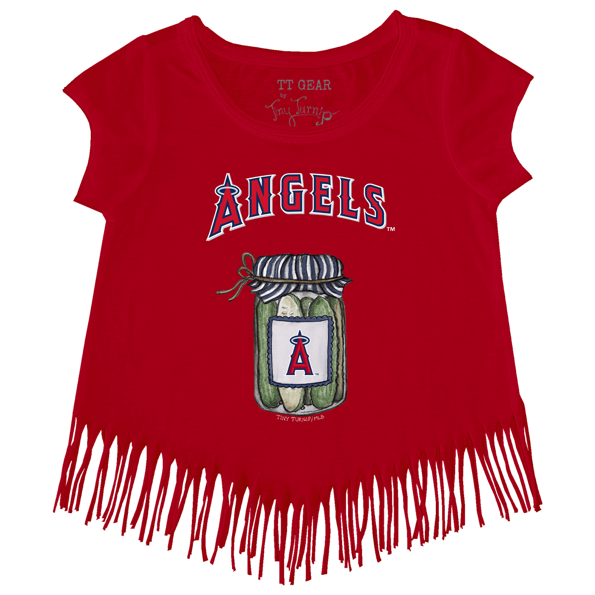 Los Angeles Angels Pickle Jar Fringe Tee