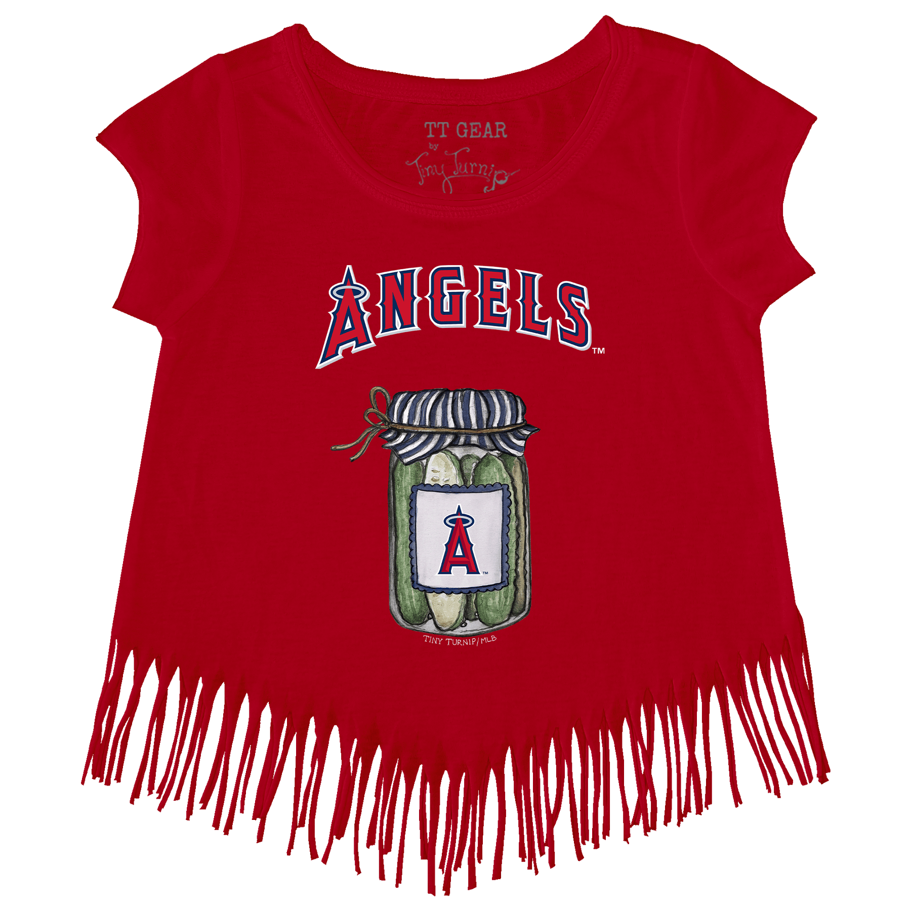 Los Angeles Angels Pickle Jar Fringe Tee