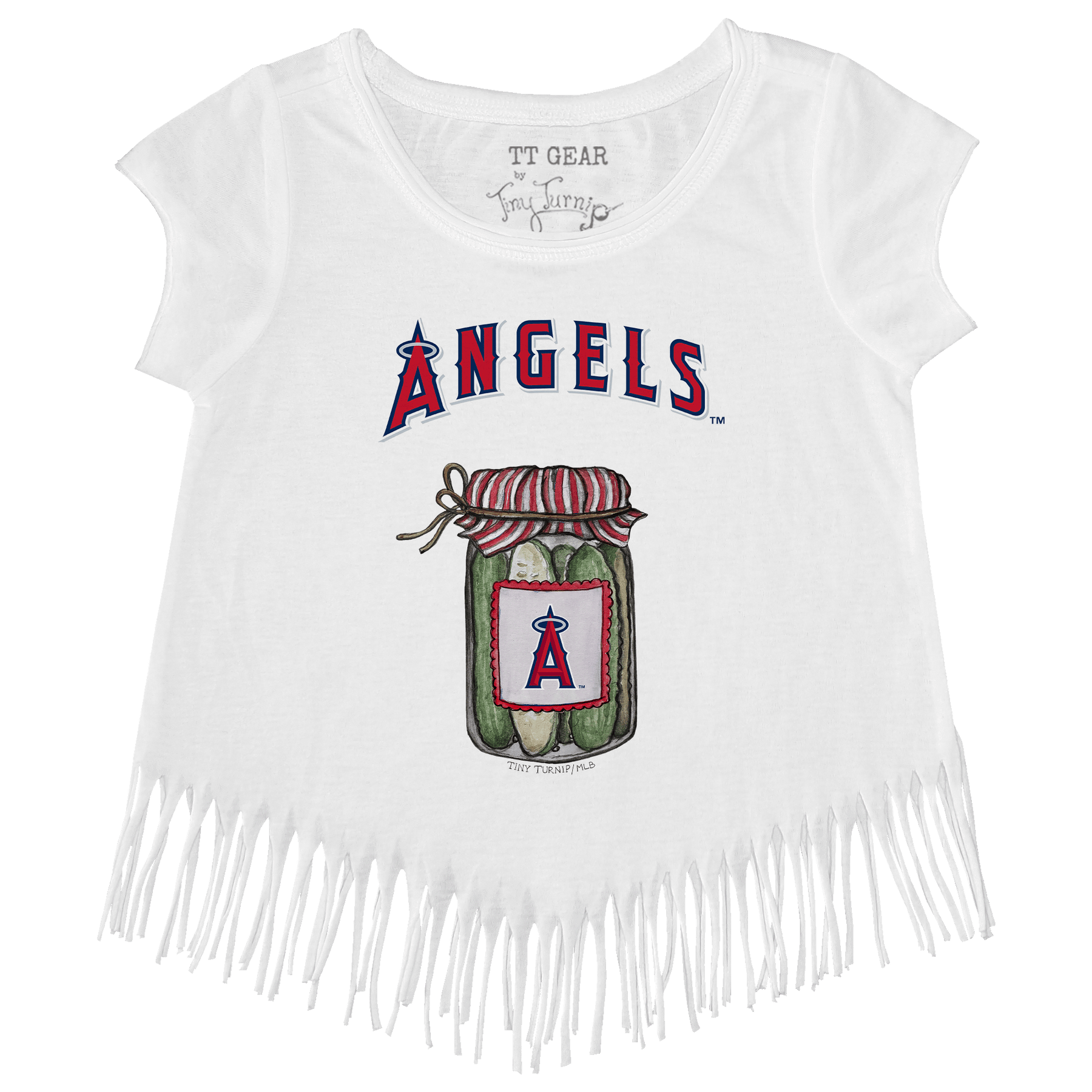 Los Angeles Angels Pickle Jar Fringe Tee