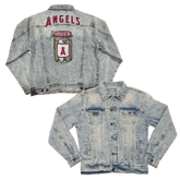 Los Angeles Angels Pickle Jar Boyfriend Denim Jacket