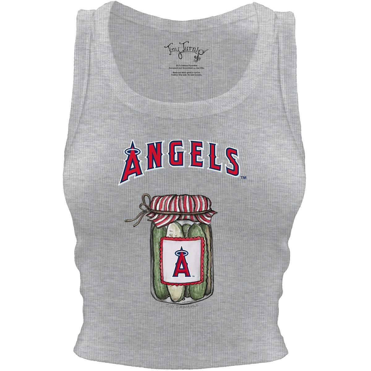 Los Angeles Angels Pickle Jar Crop Tank