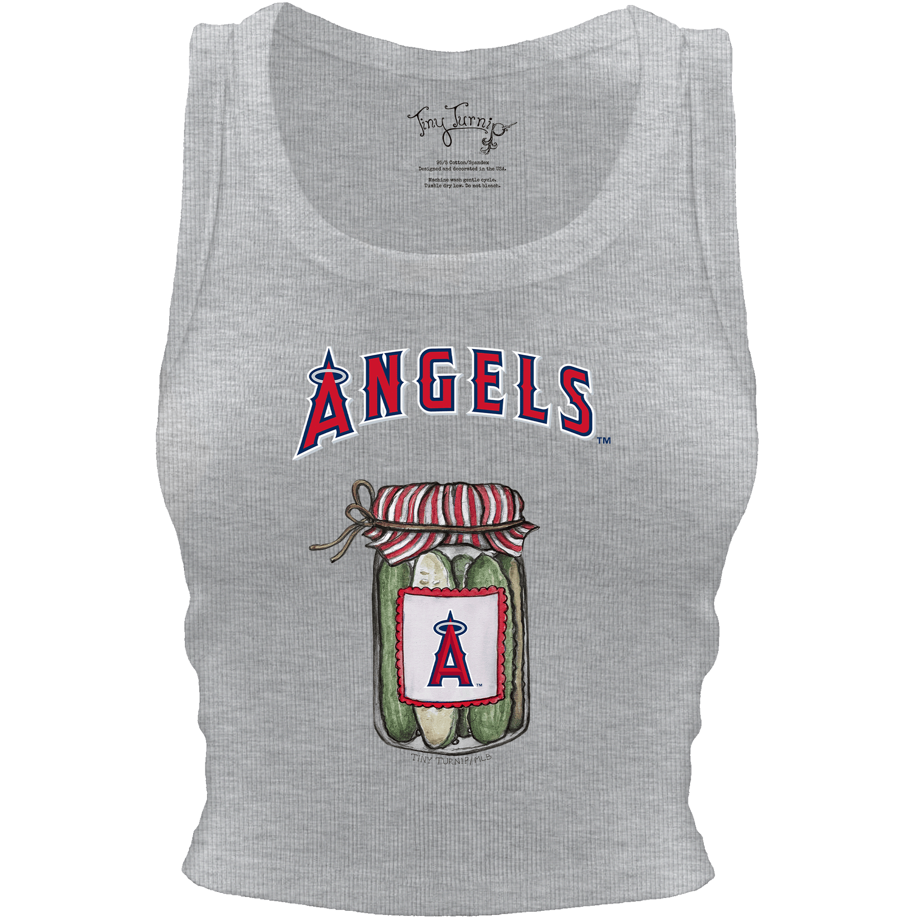 Los Angeles Angels Pickle Jar Crop Tank