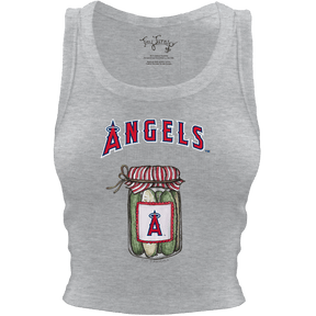 Los Angeles Angels Pickle Jar Crop Tank