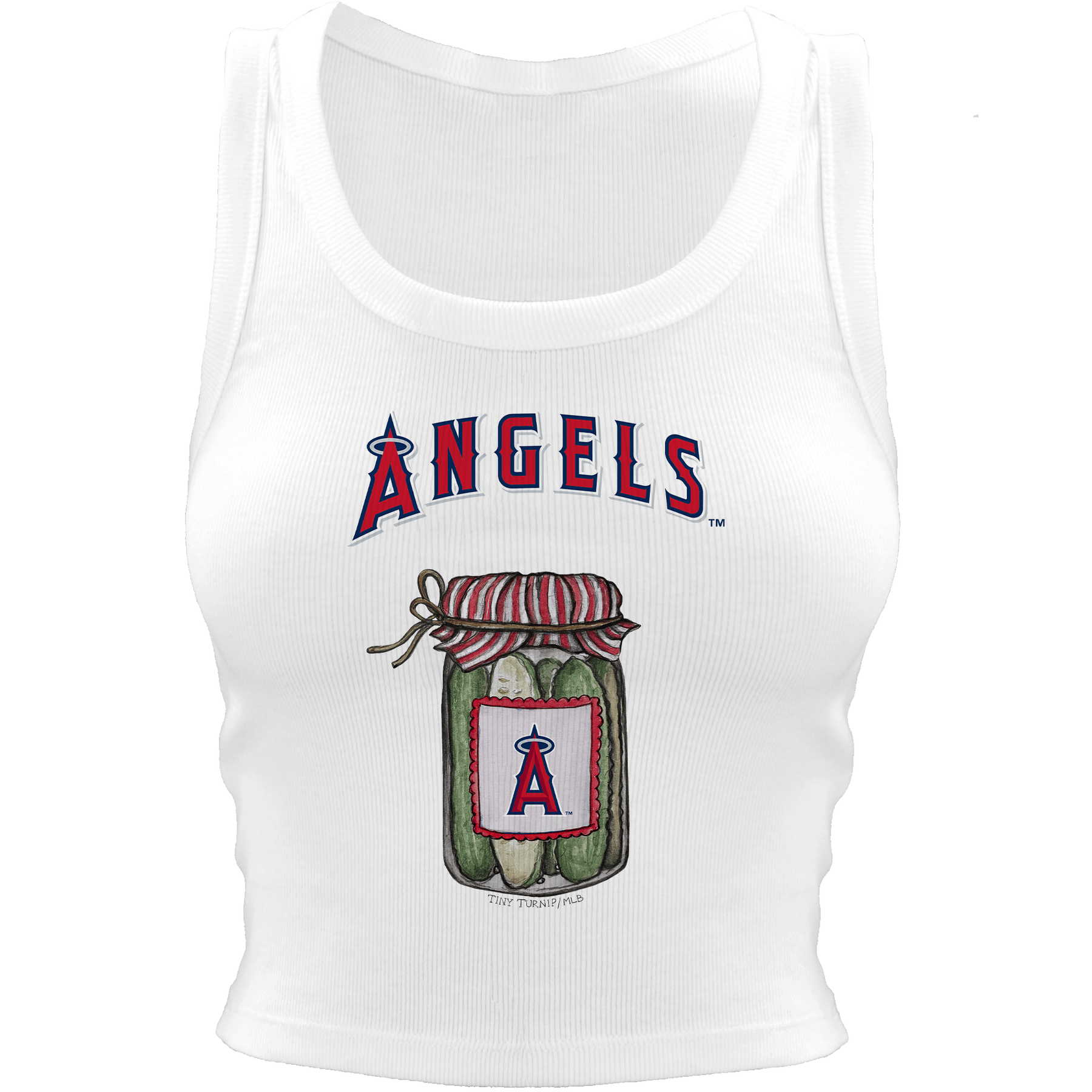 Los Angeles Angels Pickle Jar Crop Tank