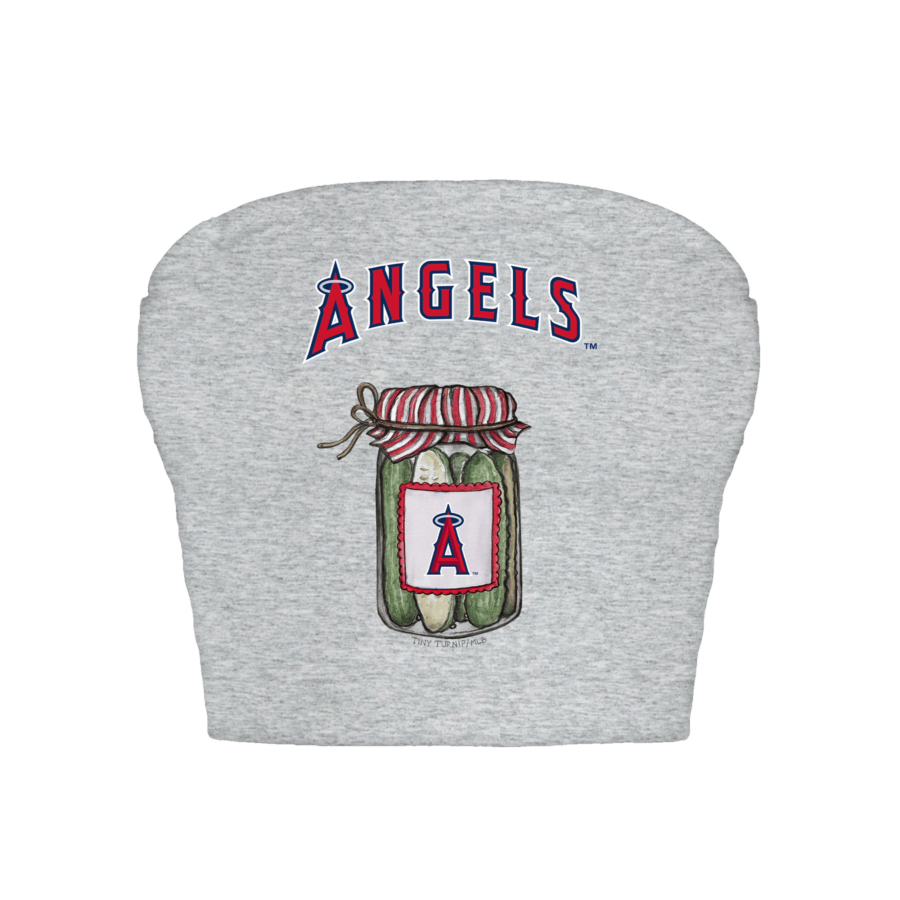 Los Angeles Angels Pickle Jar Crop Tube Top