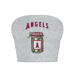 Los Angeles Angels Pickle Jar Crop Tube Top