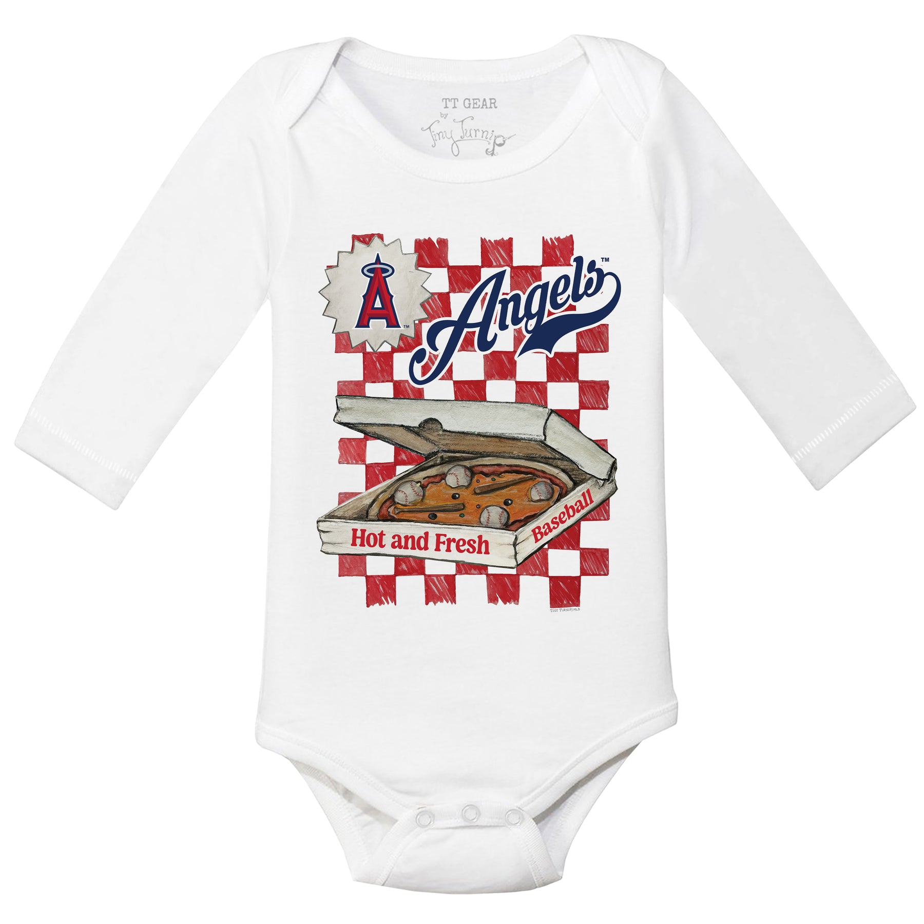 Los Angeles Angels Pizza Long Sleeve Snapper