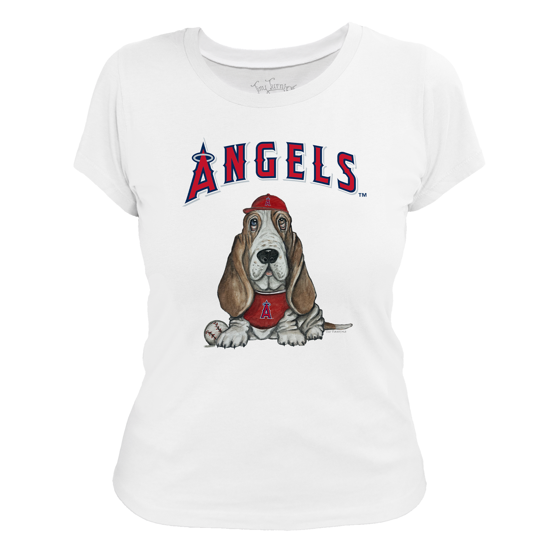 Los Angeles Angels Puddy Women's Tee Shirt - Tiny Turnip