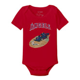 Los Angeles Angels Race Car Short Sleeve Snapper