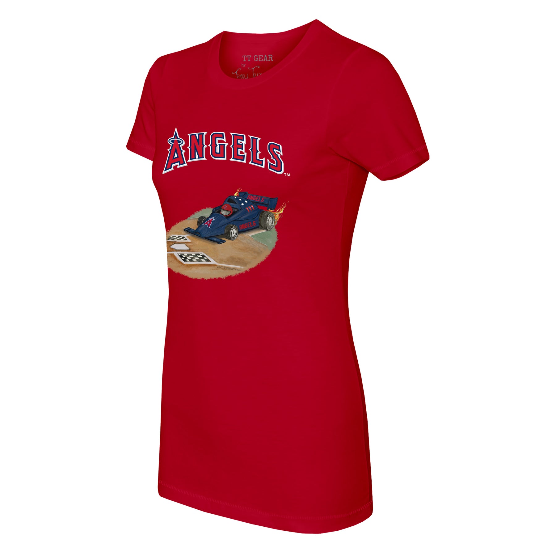 Los Angeles Angels Race Car Tee Shirt