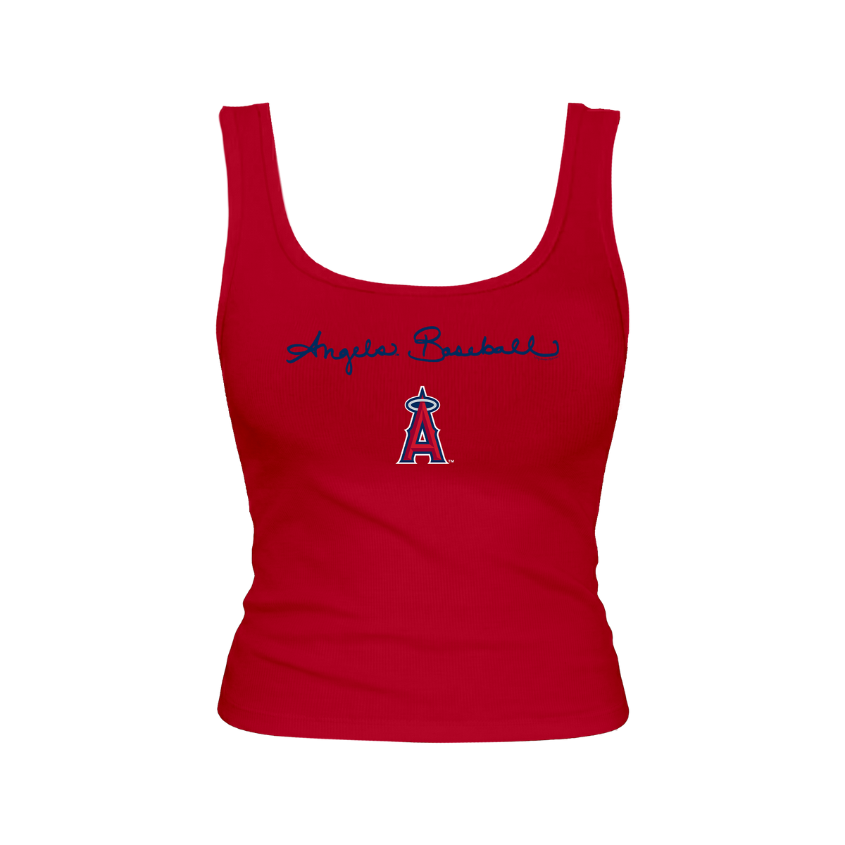 Los Angeles Angels Logo Script Emmy Tank