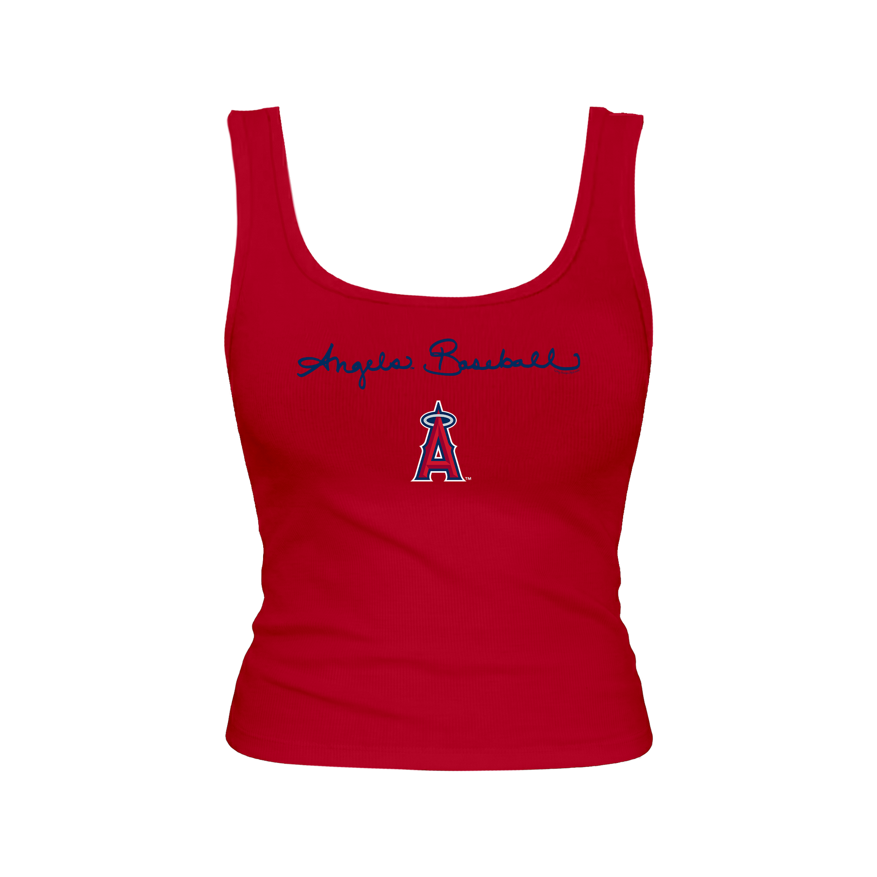 Los Angeles Angels Logo Script Emmy Tank