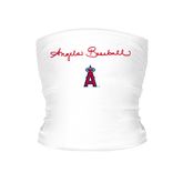 Los Angeles Angels Logo Script Tube Top - Tiny Turnip