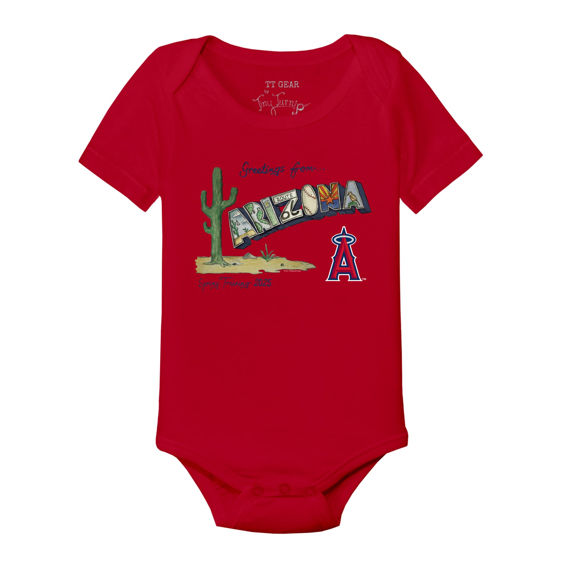 Los Angeles Angels Spring Training 2025 Short Sleeve Snapper