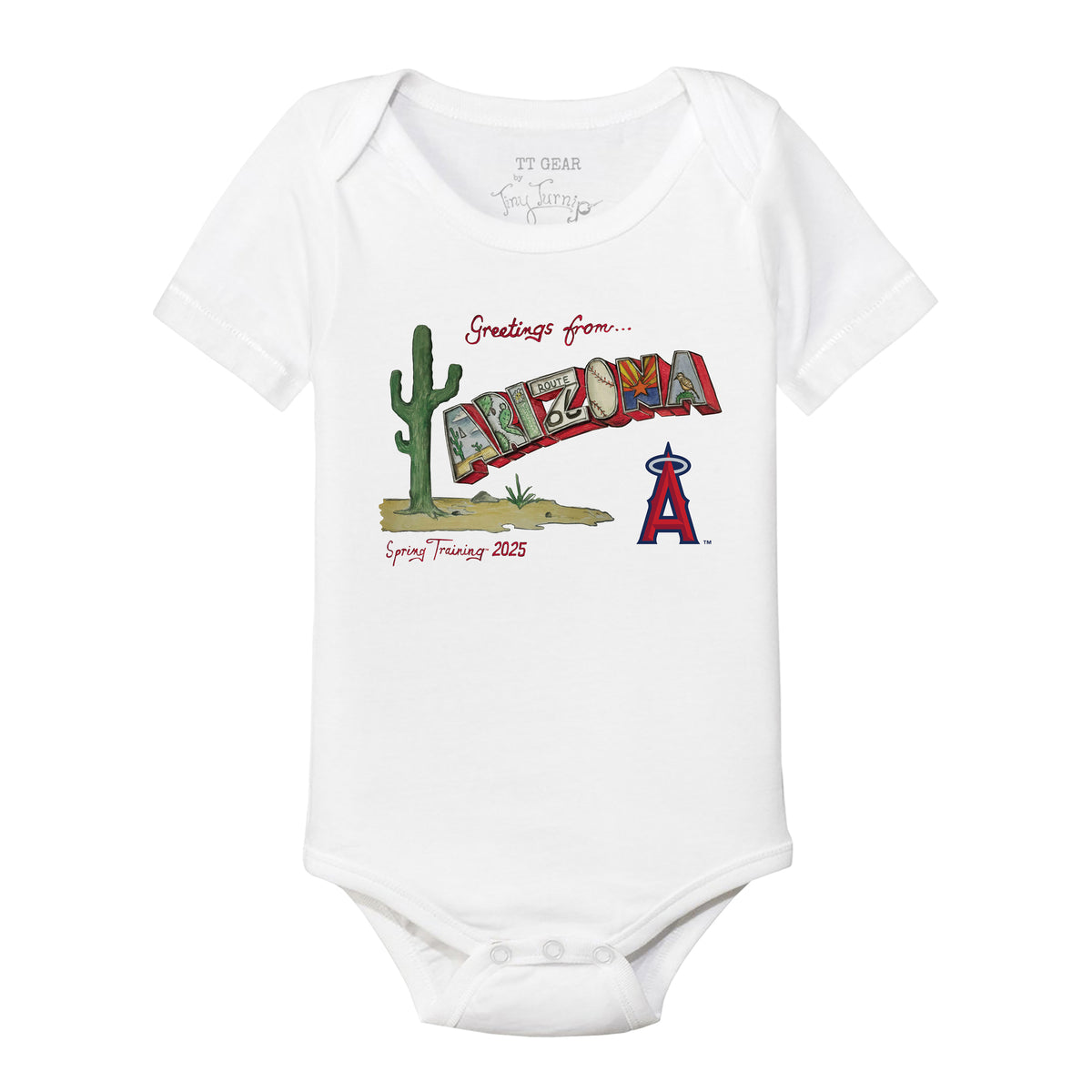 Los Angeles Angels Spring Training 2025 Short Sleeve Snapper