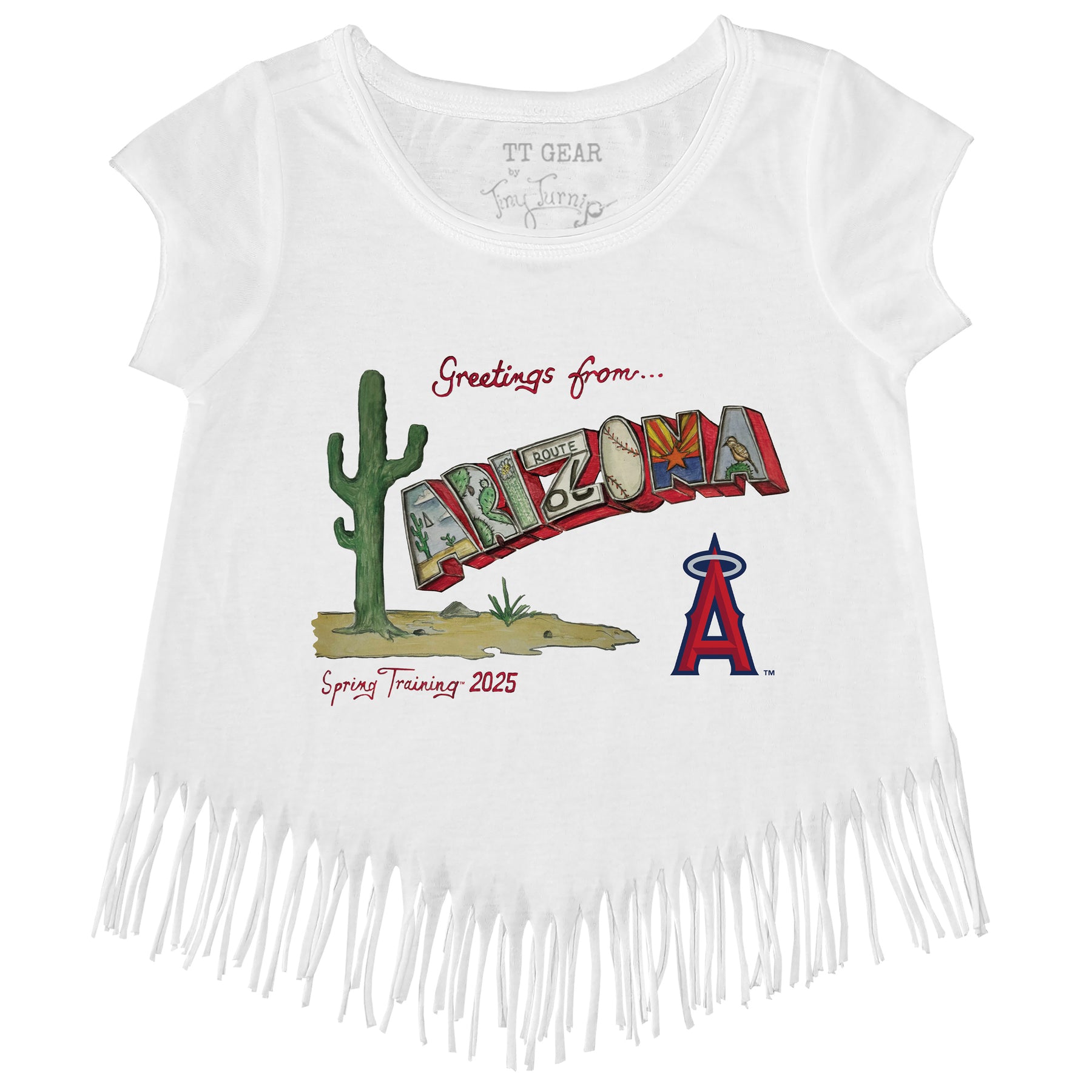 Los Angeles Angels Spring Training 2025 Fringe Tee