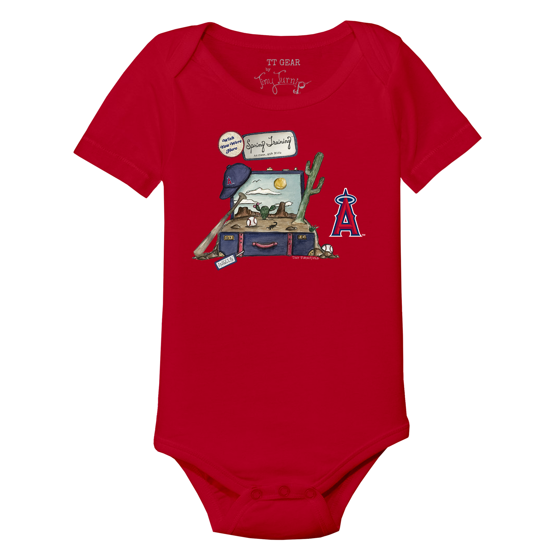 Los Angeles Angels Spring Training 2026 Short Sleeve Snapper - Tiny Turnip
