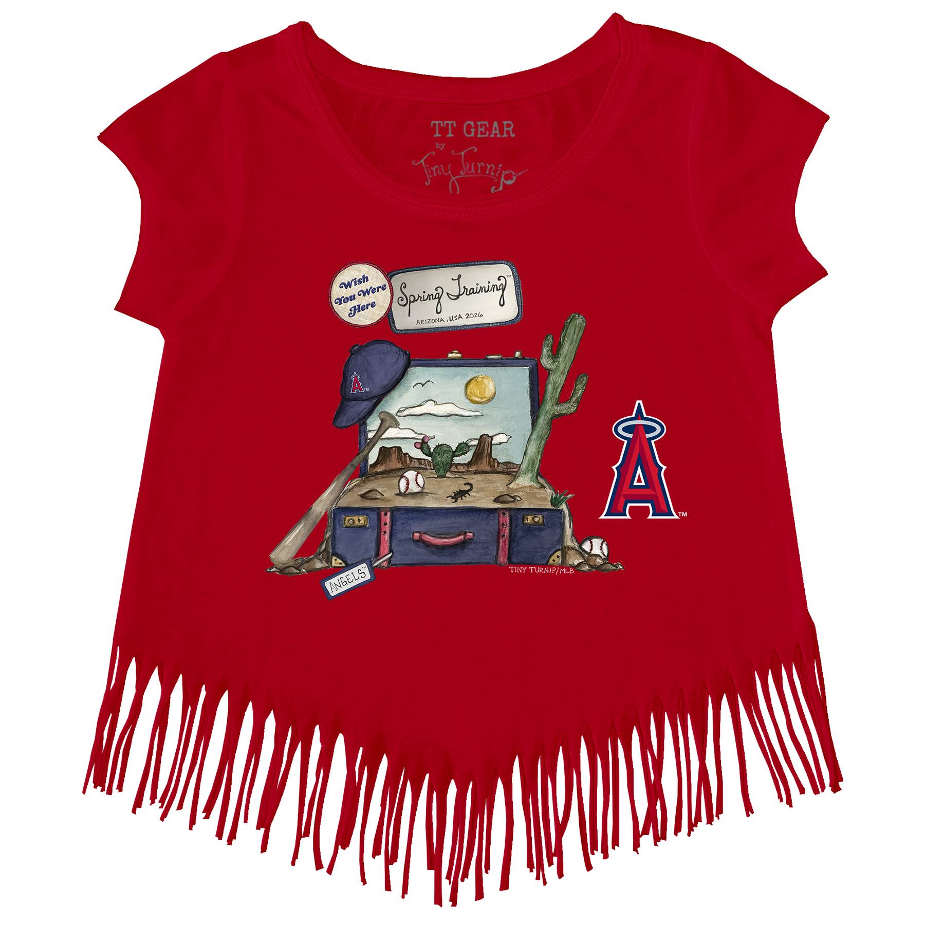 Los Angeles Angels Spring Training 2026 Fringe Tee - Tiny Turnip