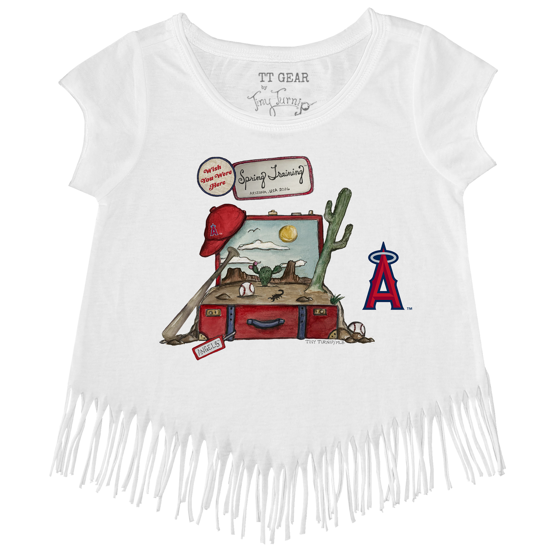 Los Angeles Angels Spring Training 2026 Fringe Tee - Tiny Turnip