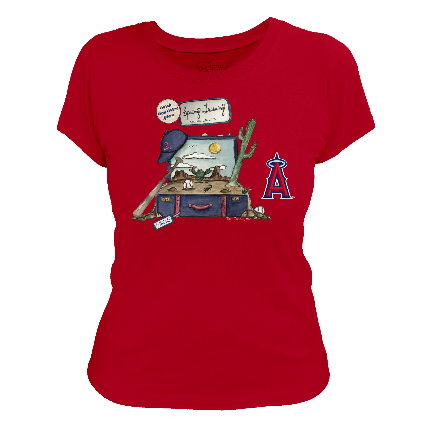 Los Angeles Angels Spring Training 2026 Women's Tee Shirt - Tiny Turnip