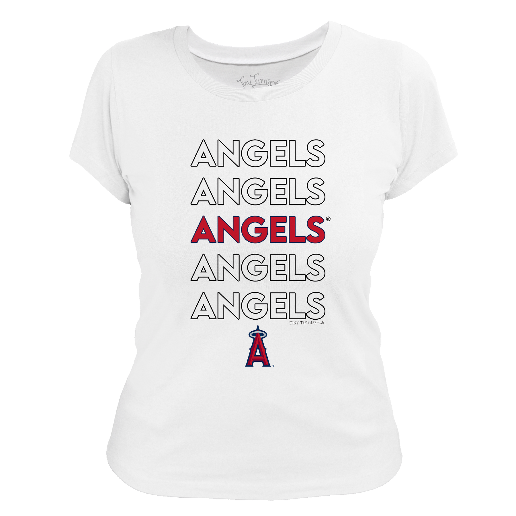 Los Angeles Angels Stacked Tee Shirt