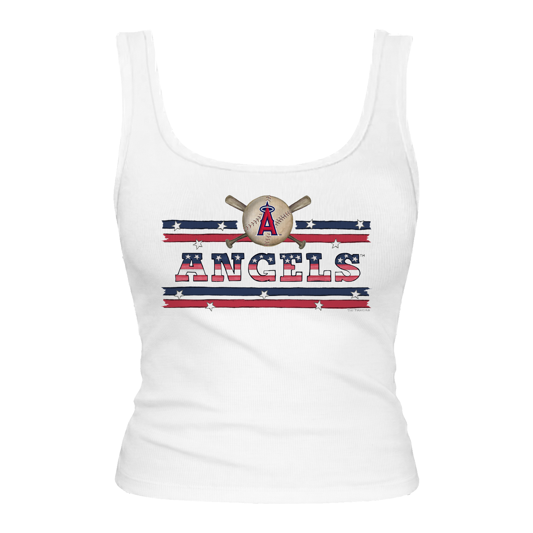 Los Angeles Angels Stars and Stripes Emmy Tank