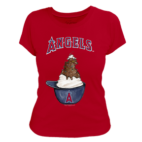 Los Angeles Angels Sundae Helmet Women's Tee Shirt