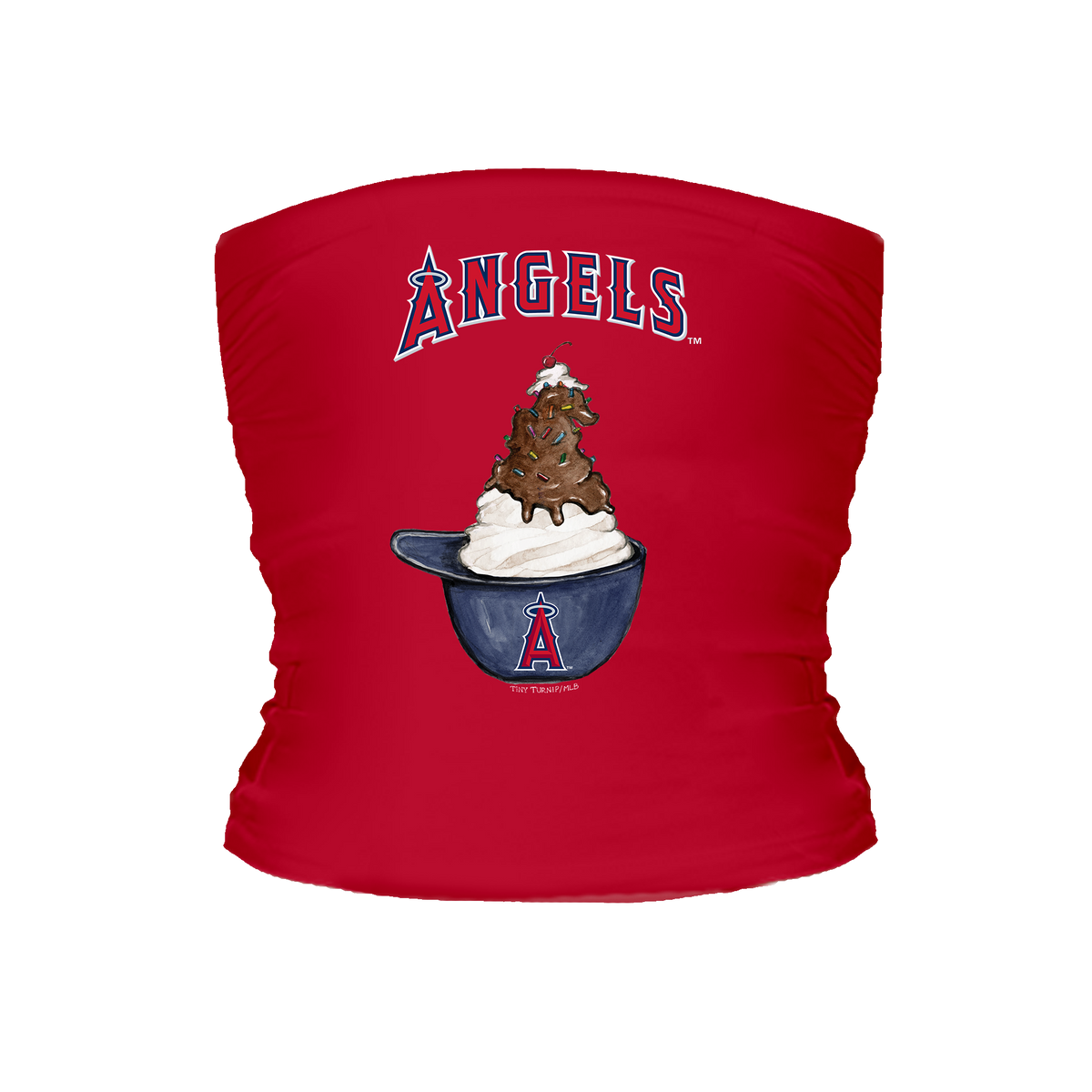 Los Angeles Angels Sundae Helmet Tube Top - Tiny Turnip