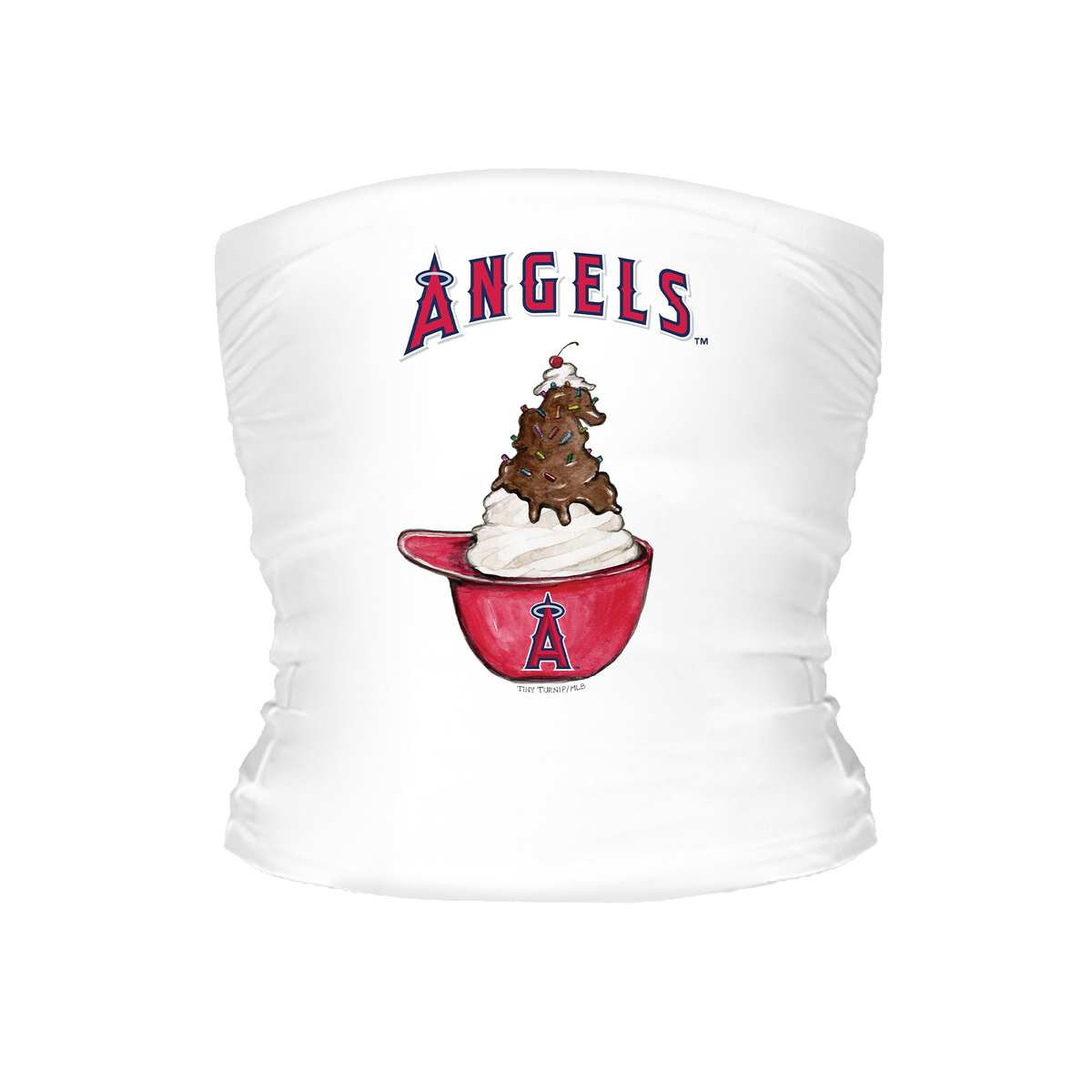 Los Angeles Angels Sundae Helmet Tube Top - Tiny Turnip