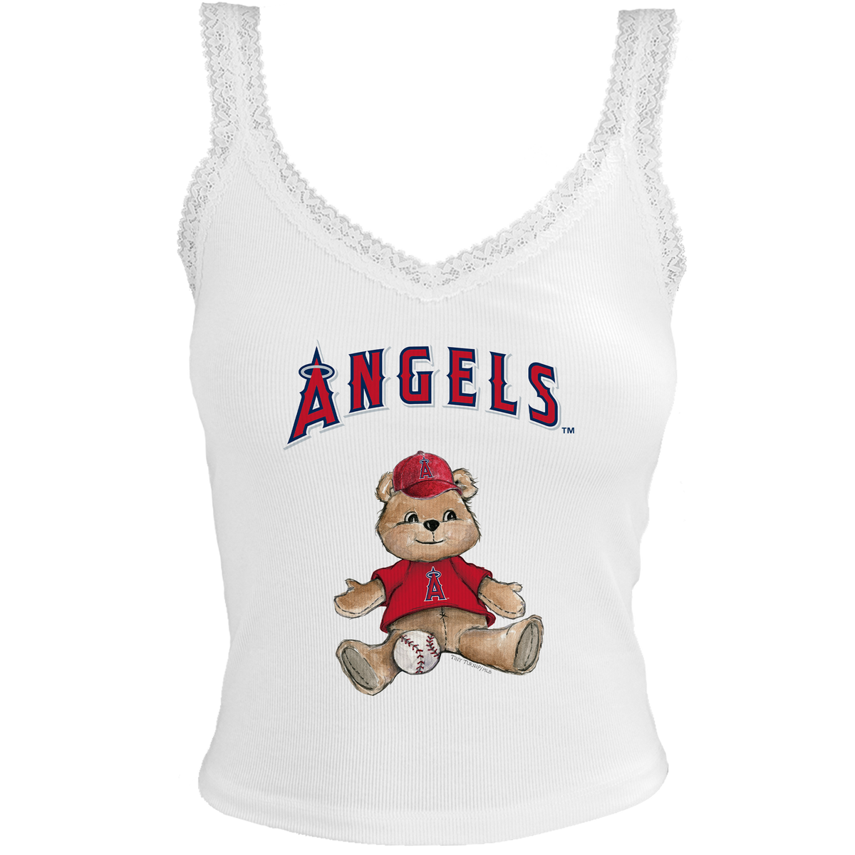 Los Angeles Angels Teddy Lace Tank