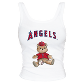Los Angeles Angels Teddy Ribbed Tank - Tiny Turnip