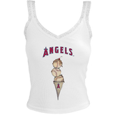 Los Angeles Angels Triple Scoop Lace Tank