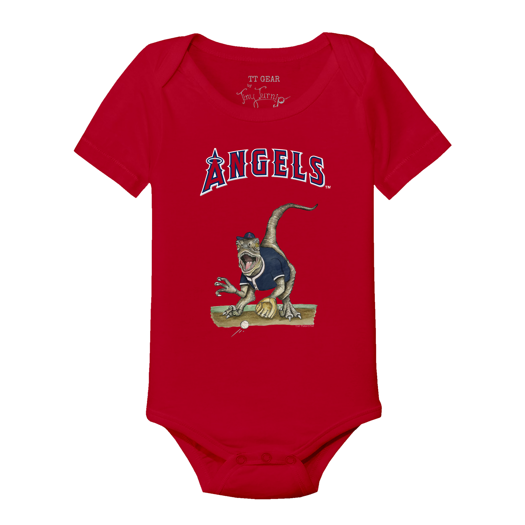 Los Angeles Angels Velociraptor Short Sleeve Snapper