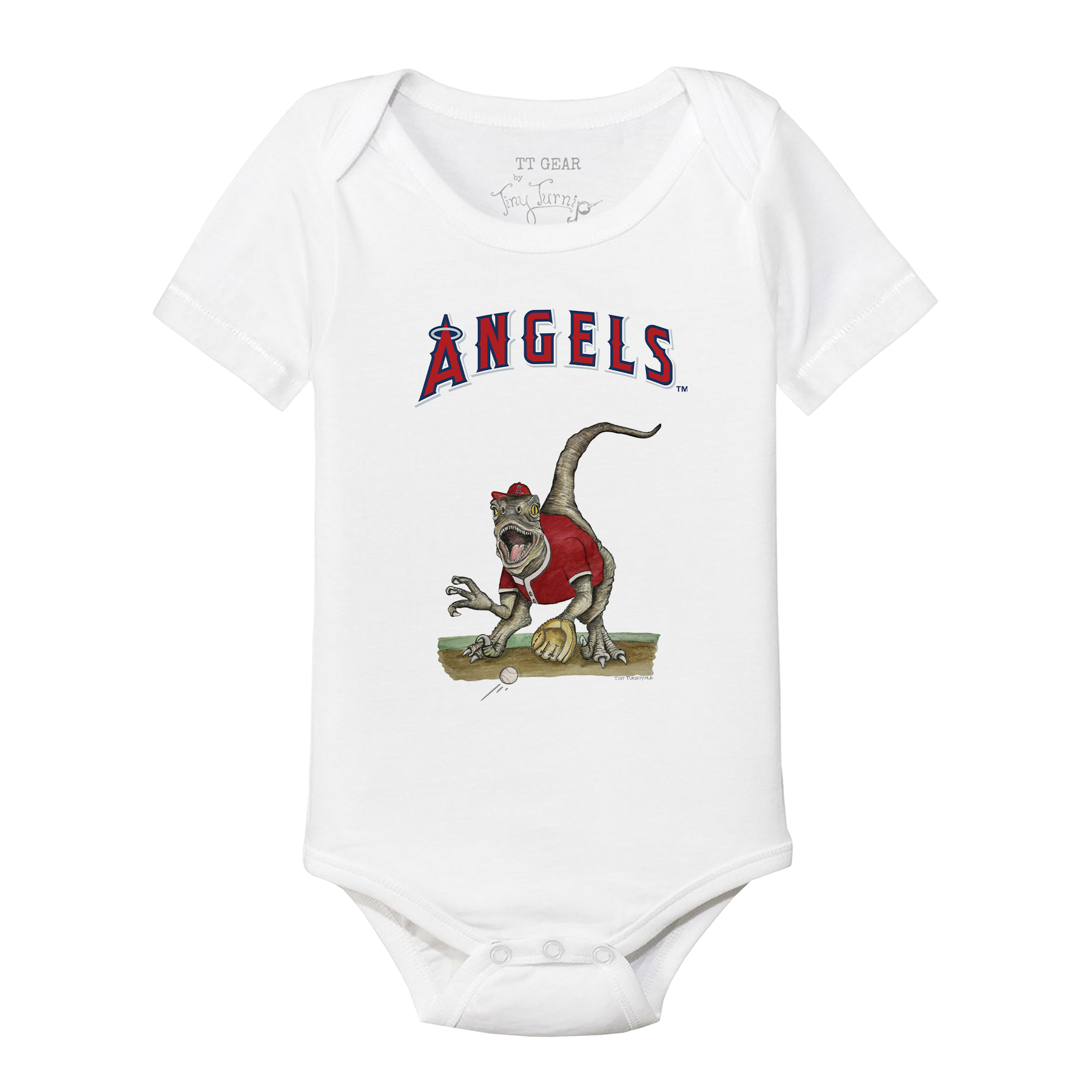 Los Angeles Angels Velociraptor Short Sleeve Snapper