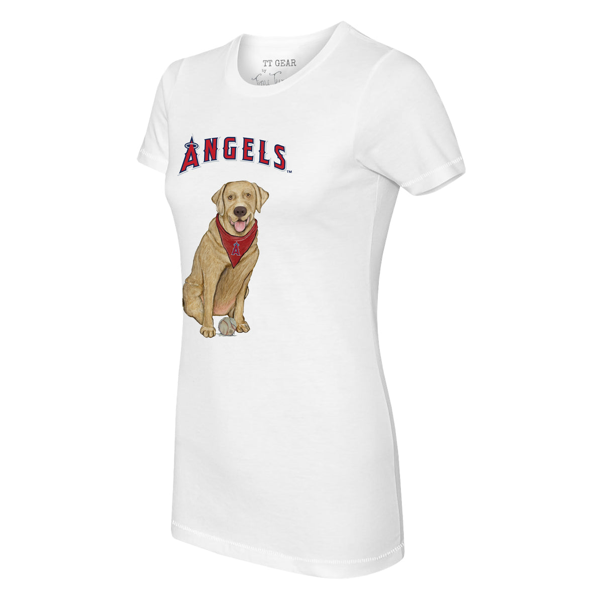 Los Angeles Angels Yellow Labrador Retriever Tee Shirt