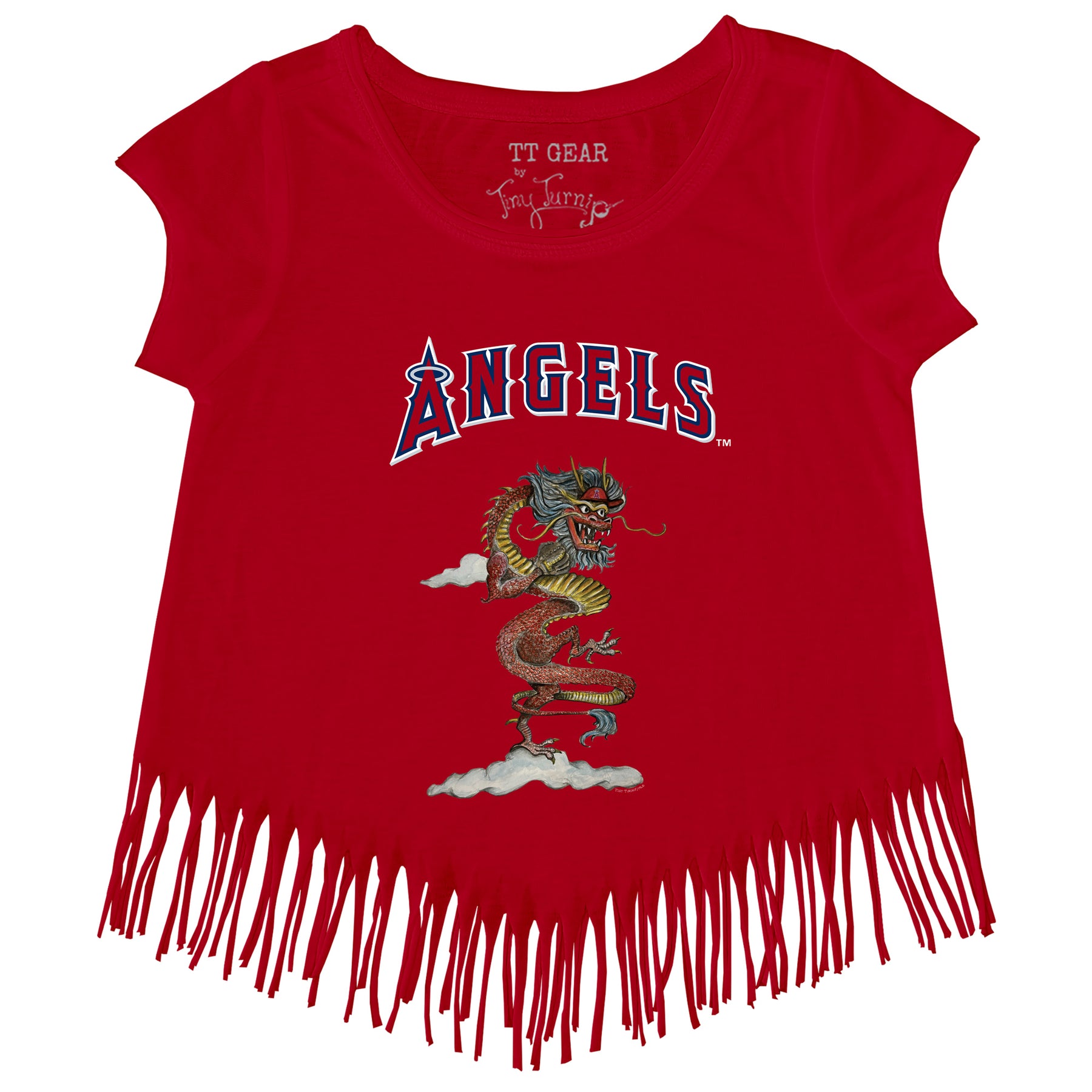Los Angeles Angels 2024 Year of the Dragon Fringe Tee