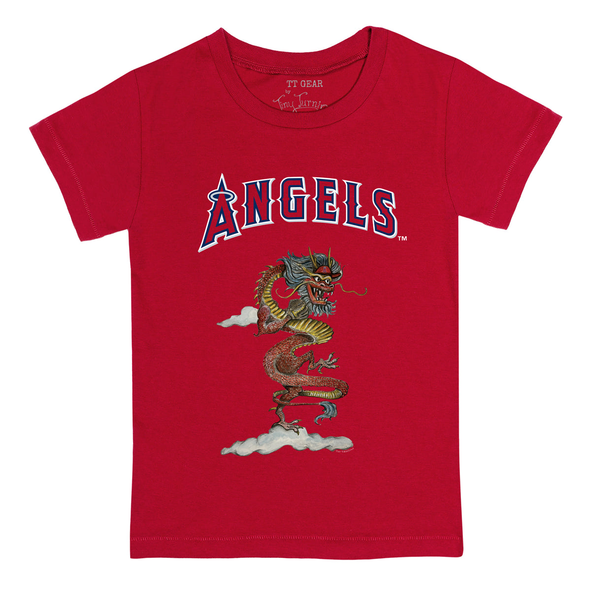 Los Angeles Angels 2024 Year of the Dragon Tee Shirt
