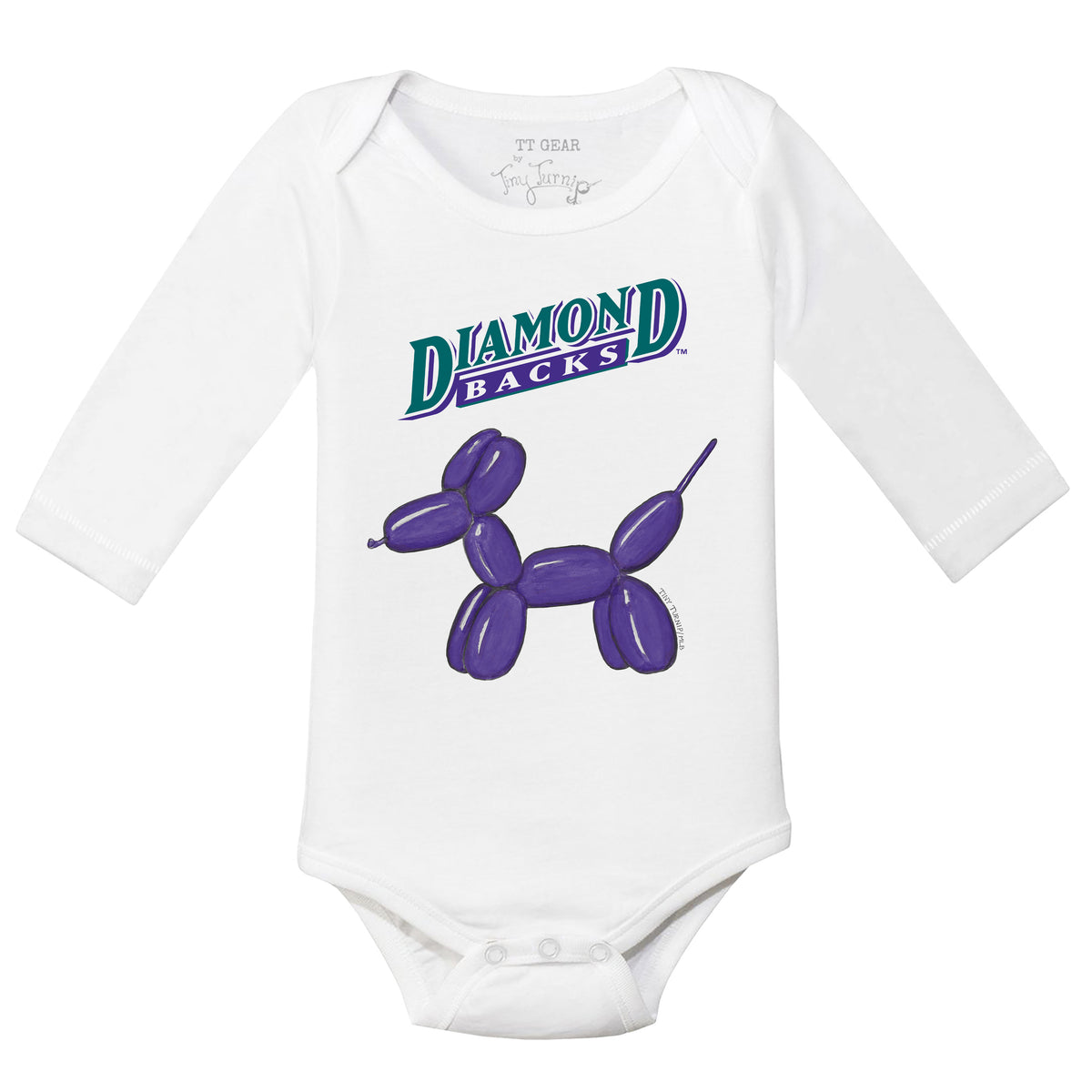 Arizona Diamondbacks Balloon Dog Long Sleeve Snapper