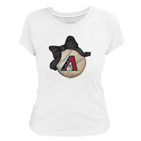 Arizona Diamondbacks Baseball Bow Tee Shirt
