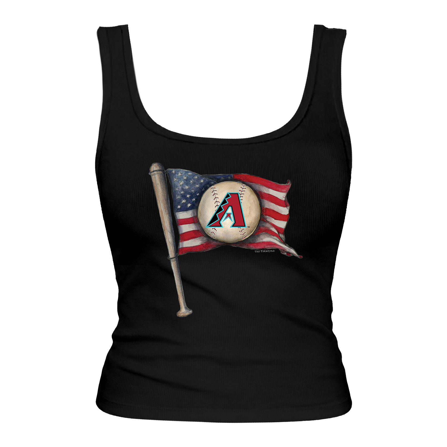 Arizona Diamondbacks Baseball Flag Emmy Tank